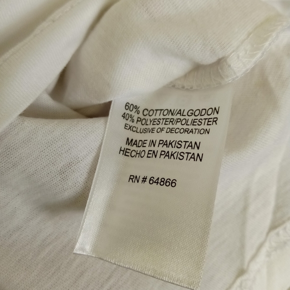 Men's Lee White Everyday White Crewneck Tee XXL - Picture 6 of 6